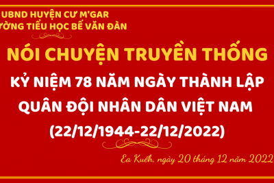 Kế hoạch tổ chức hoạt động trải nghiệm tháng 12/2022