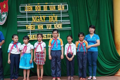 Học sinh tham gia trò chơi – Kỷ niệm 88 năm ngày thành lập Đoàn TNCS Hồ Chí Minh 26/3/1931-26/3/2019