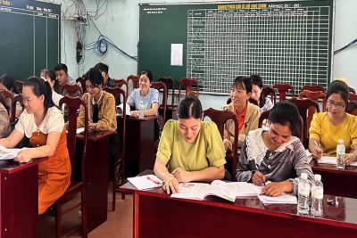 Giáo viên trường Tiểu học Bế Văn Đàn hào hứng, tích cực trong tiếp cận giáo dục STEM