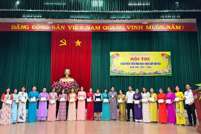 GIÁO VIÊN TIÊU BIỂU THAM GIA HỘI THI GIÁO VIÊN TIỂU HỌC DẠY GIỎI CẤP HUYỆN, NĂM HỌC 2023-2024